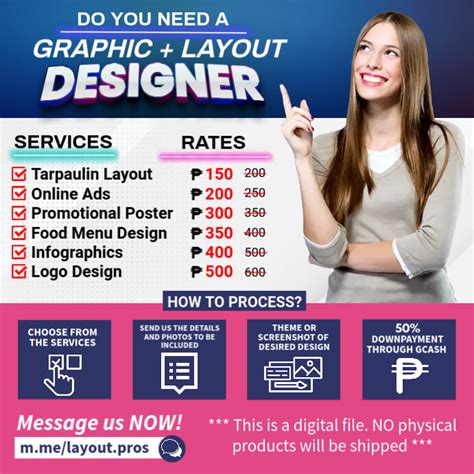 web designer advertisement sample.